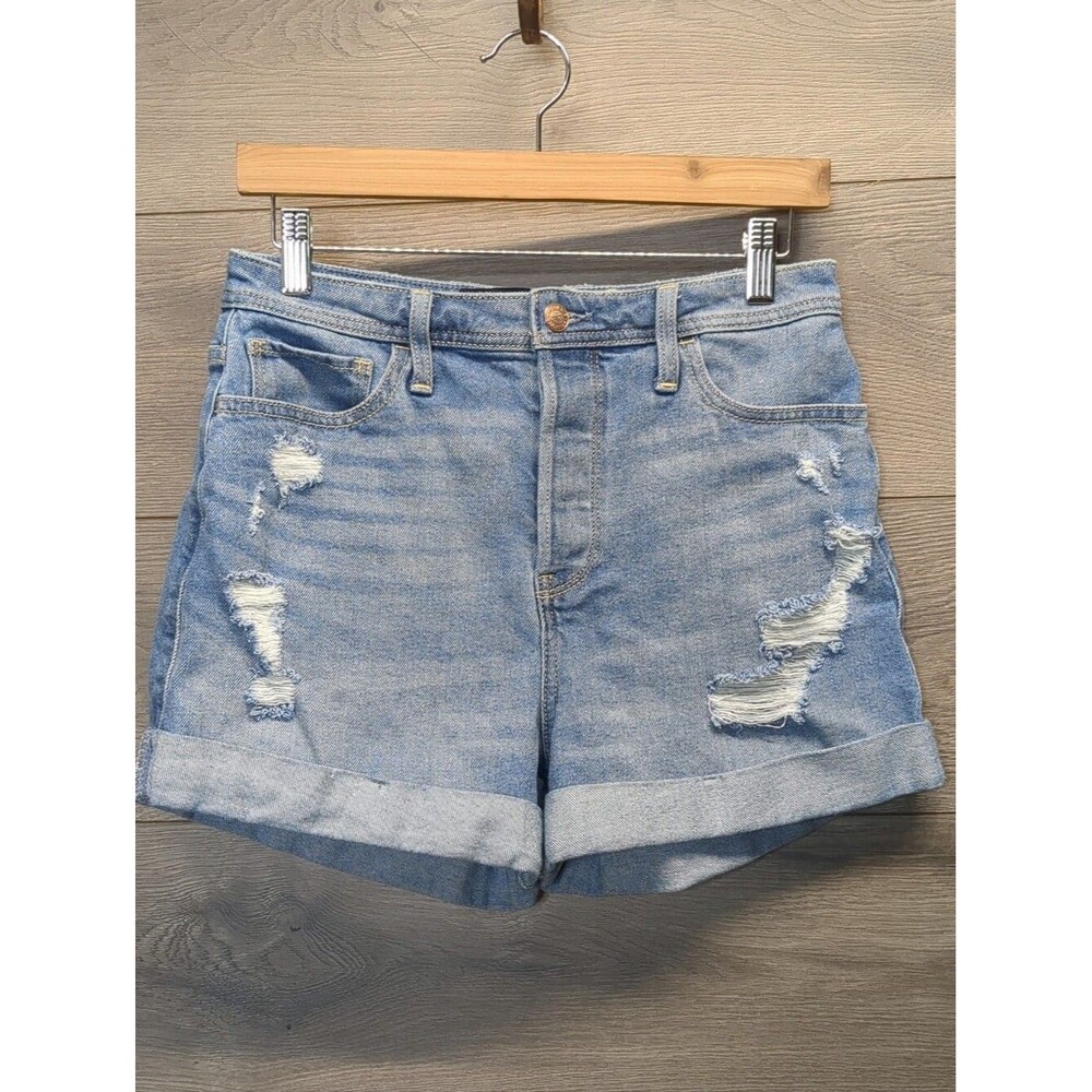 Hollister High Rise Distressed Mom Jeans Women's Size 28